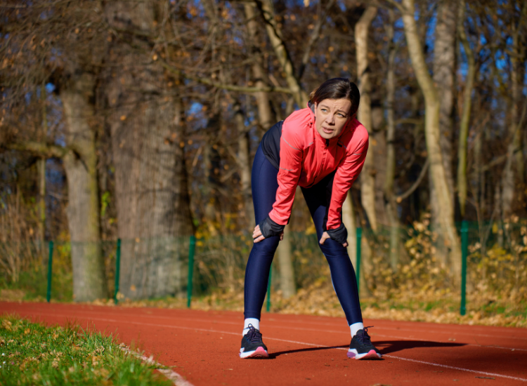 midlife woman cardio exercise