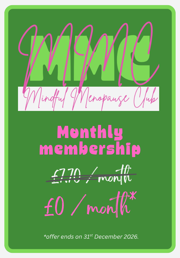 mindful menopause club membership